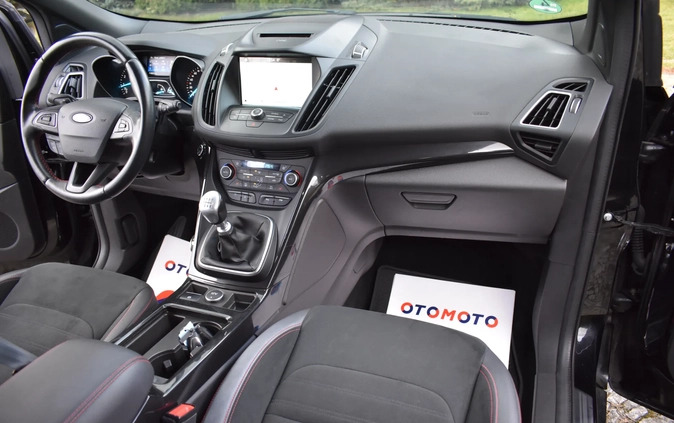 Ford Kuga cena 73500 przebieg: 118357, rok produkcji 2018 z Stoczek Łukowski małe 781